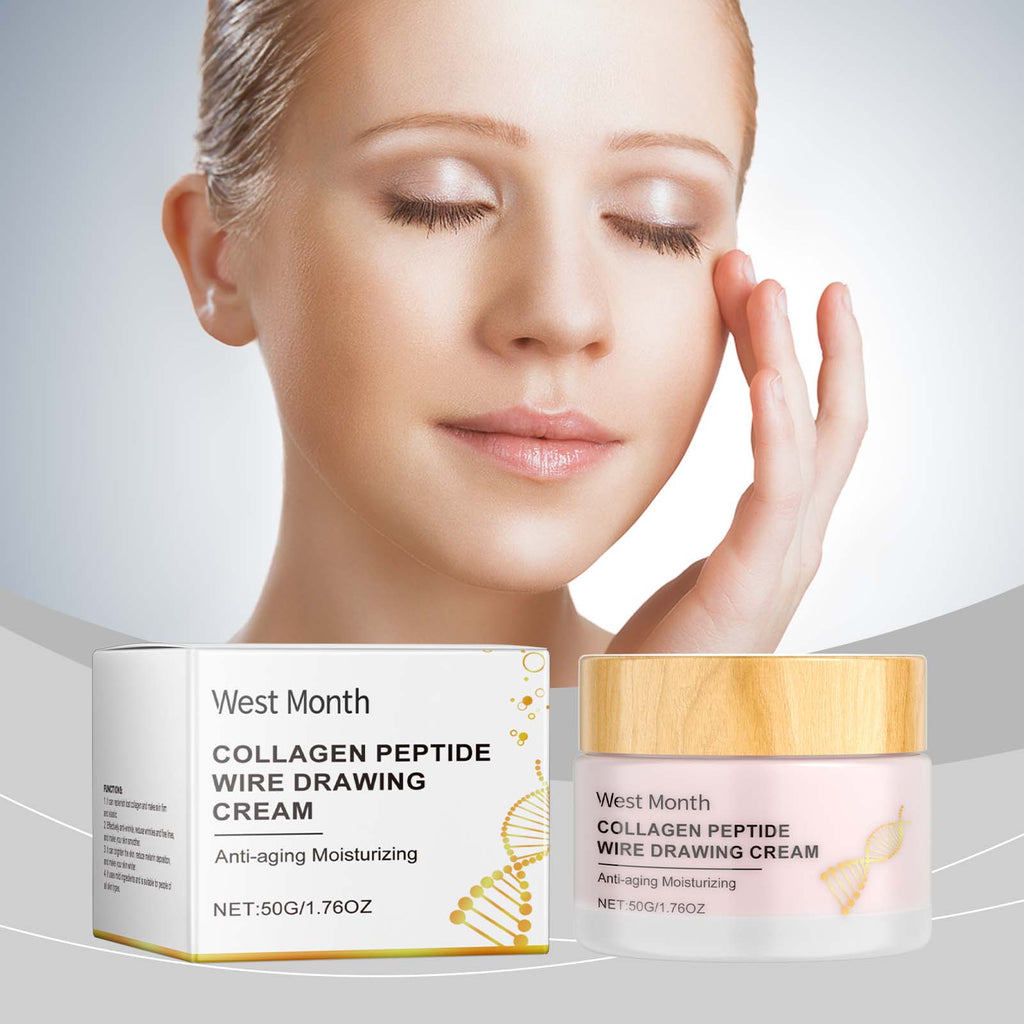 West&Month Collagen Polypeptide Facial Hydrating Cream for Moisturizing Skin Care